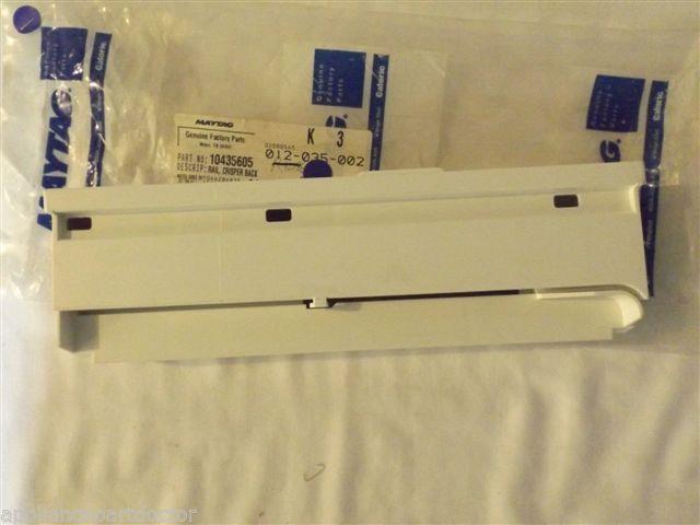 KENMORE AMANA REFRIGERATOR 10435605 Rail, Crisper Back NEW IN BOX KENMORE AMANA REFRIGERATOR 10435605 Rail, Crisper Back NEW IN BOX